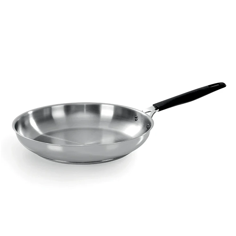 30301BAZ0008_0 Fry Pan Barazzoni 33 Carati Inox 28cm 007267174118 - Image 1