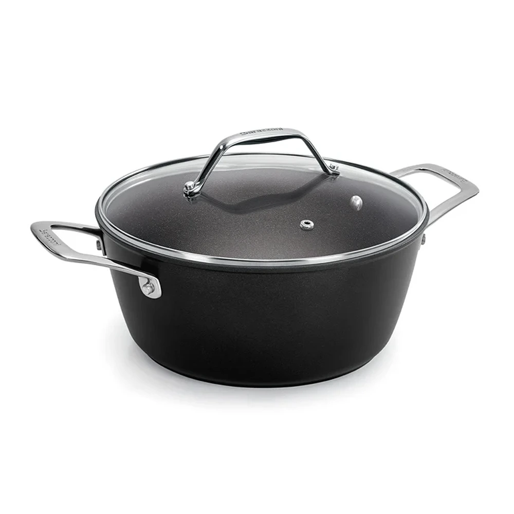 30306BAZ0041_0 Casserole Barazzoni Black Titan 20cm 8007267158927 - Image 1