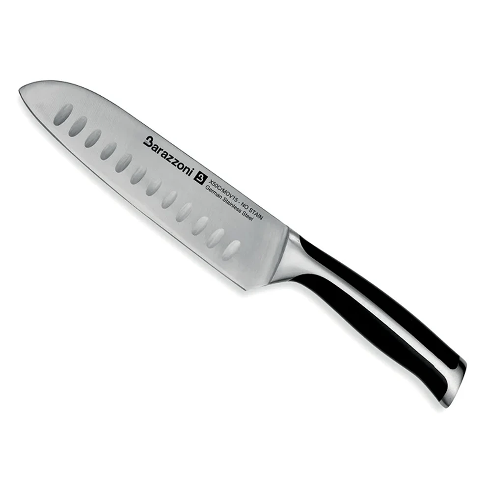30320BAZ0003_0 Santoku Knife Barazzoni 17.5cm 8007267157944 - Image 1
