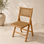 Set of 2 Folding Chairs DI DF24-164 Teak Wood