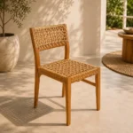 Set of 2 Chairs DI DF24-165 Teak Wood