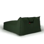 Outdoor Pouf Long Duo Laze Dark Green Waste Studio