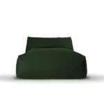 Outdoor Pouf Long Duo Laze Dark Green Waste Studio - Image 2
