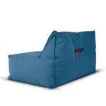 Outdoor Pouf Duo Laze Blue Waste Studio