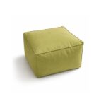 Outdoor Pouf Hassock L Light Green Waste Studio