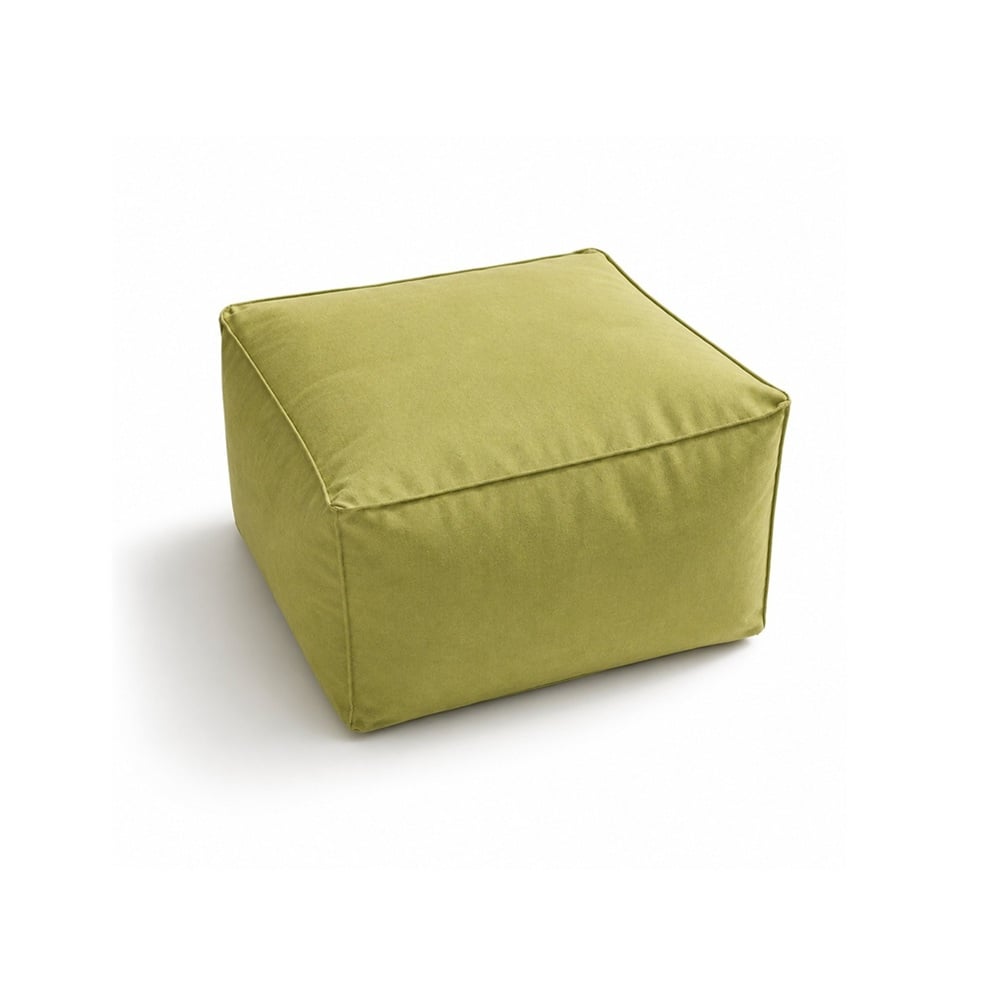 70110WAS0011_0 Outdoor Pouf Hassock L Light Green Waste Studio - Image 1