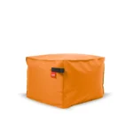 Outdoor Pouf Hassock M Orange Waste Studio
