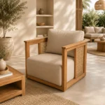 Armchair DI DF26-AMB-31 Teak Wood