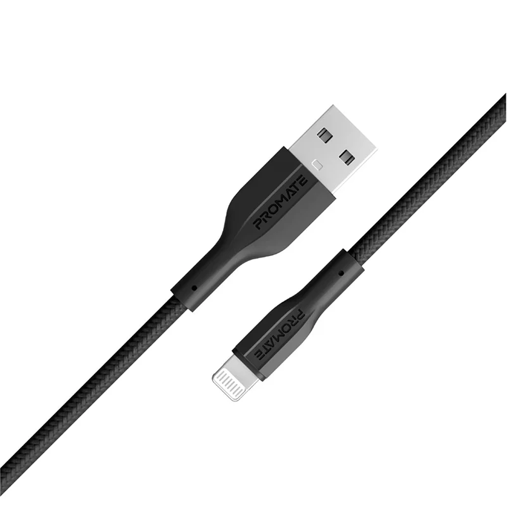 10501PRM0001_0 Cable Promate Xcord-AI Black - Image 1