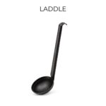 Ladle Domo Plastic Black