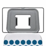 Ironing Board Afer Maxi Light Black Wheels PSS - Image 2
