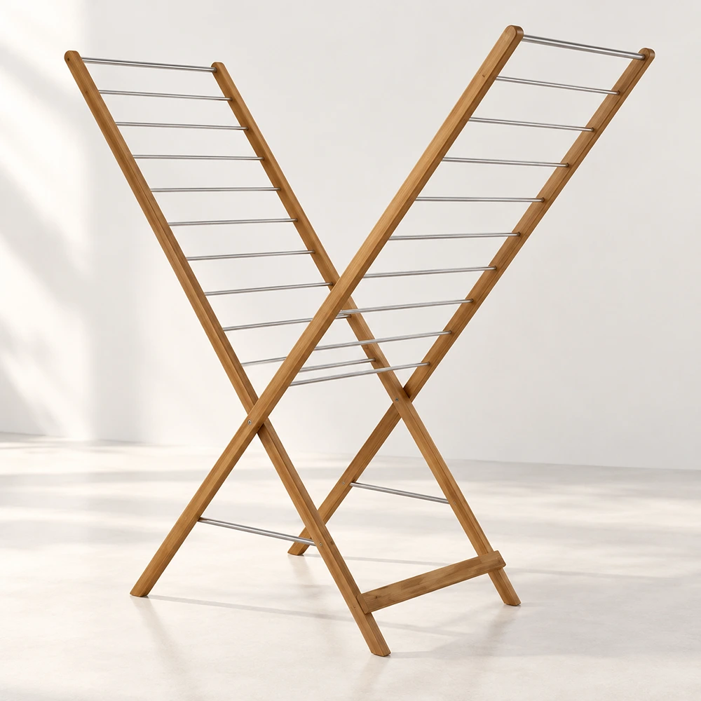 30411AFE0001_0 Drying Rack Afer Space XL Foldable Wood 621.10HLC - Image 1