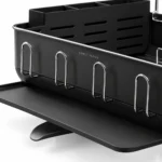 Steel Frame Dishrack Simplehuman Black KT1197 - Image 5