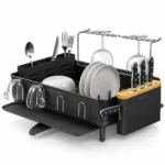 Steel Frame Dishrack Simplehuman Black KT1197 - Image 6