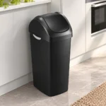 Swing Lid Bin Simplehuman Plastic Black CW1333