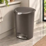 Semi Round Pedal Bin Simplehuman Plastic Grey