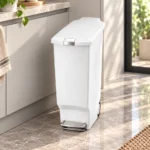 Slim Pedal Bin Simplehuman Plastic White CW1362