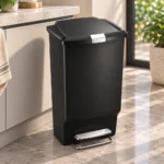 Rectangular Pedal Bin Simplehuman Plastic Black