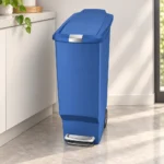 Slim Pedal Bin Simplehuman Plastic Blue CW1382