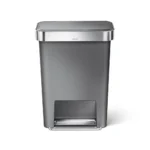 Rect. PedalBin Simplehuman Plastic Grey CW1386CB - Image 3