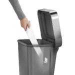Rect. PedalBin Simplehuman Plastic Grey CW1386CB - Image 6