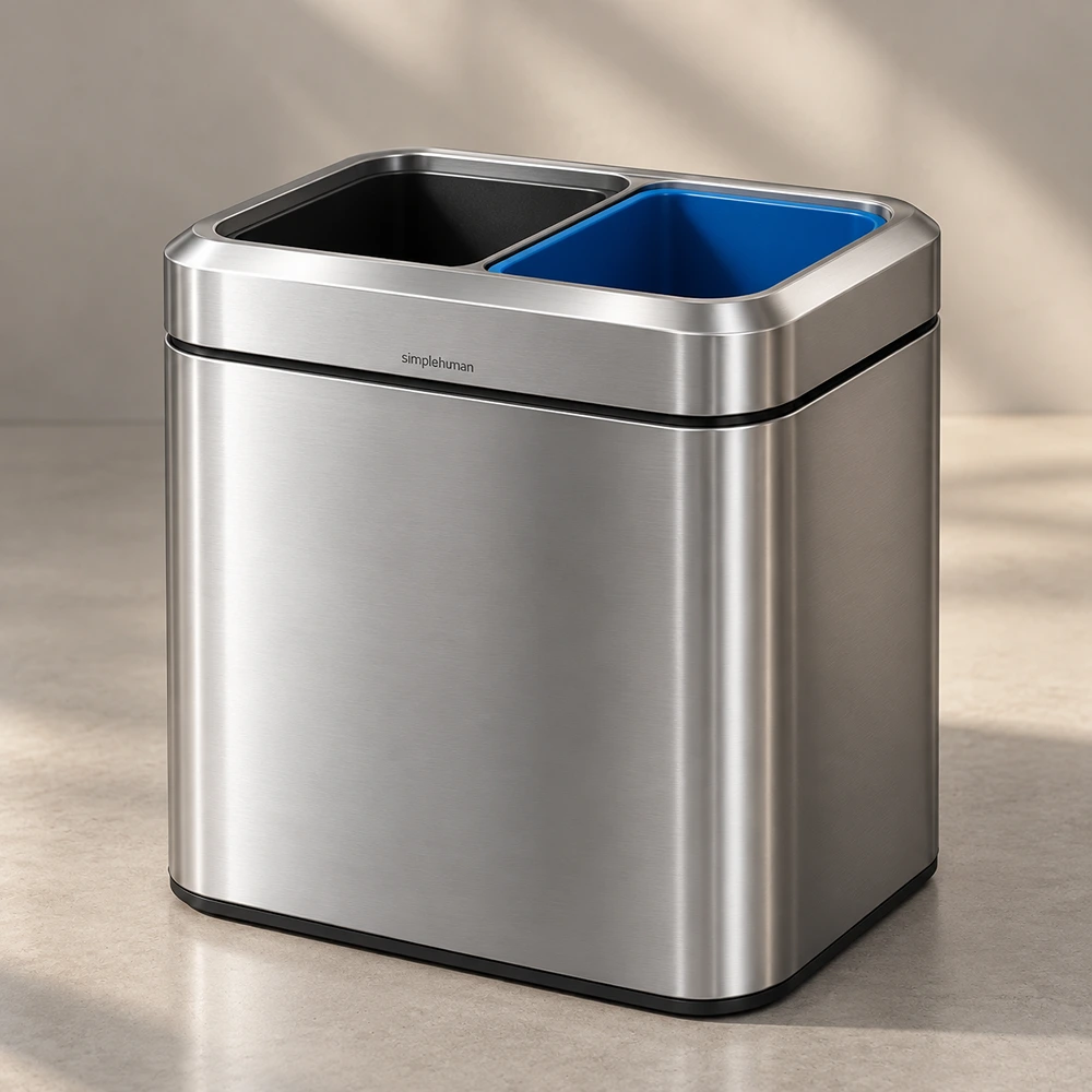 31001SIH0019_0 Slim Open Recycler Simplehuman FPP CW1470 - Image 1