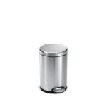 Round Pedal Bin Simplehuman CW1852CB Brushed - Image 3