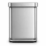 Rectangular Pedal Bin Simplehuman CW2023 Brushed - Image 2