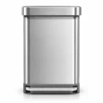 Rectangular Pedal Bin Simplehuman CW2024 Brushed - Image 2