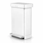 Rectangular Pedal Bin Simplehuman CW2027 White - Image 3