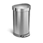Semi Round Pedal Bin Simplehuman CW2030 Brushed - Image 2
