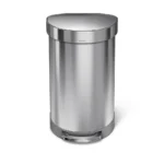 Semi Round Pedal Bin Simplehuman CW2030 Brushed - Image 4