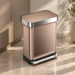 Rectangular Pedal Bin Simplehuman Rose Gold CW2033