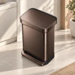 Rectangular PedalBin Simplehuman Dark Bronze
