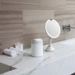 1.5 L Mini Bin Simplehuman White Steel CW2079 - Image 4