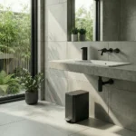 5L Slim Pedal Bin Simplehuman Matte Black CW2101 - Image 3