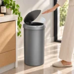 Semi Round Sensor Bin Simplehuman Grey Plastic