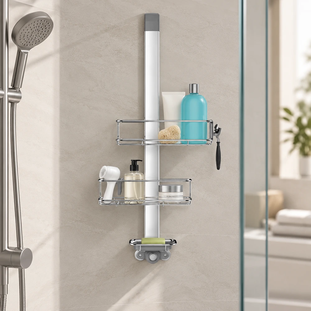 31003SIH0003_0 Over door Shower Caddy Simplehuman BT1101 - Image 1