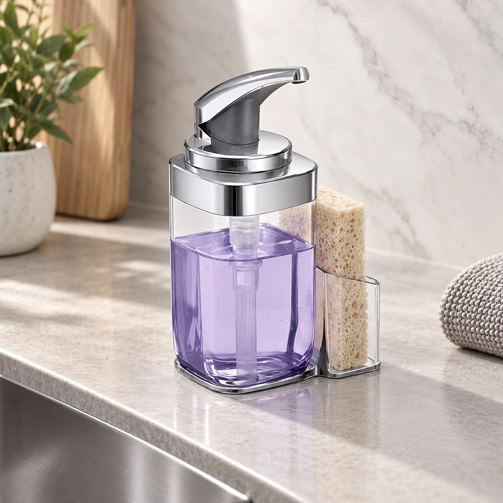 31003SIH0012_0 Square Push Pump Simplehuman Brushed KT1189 - Image 1