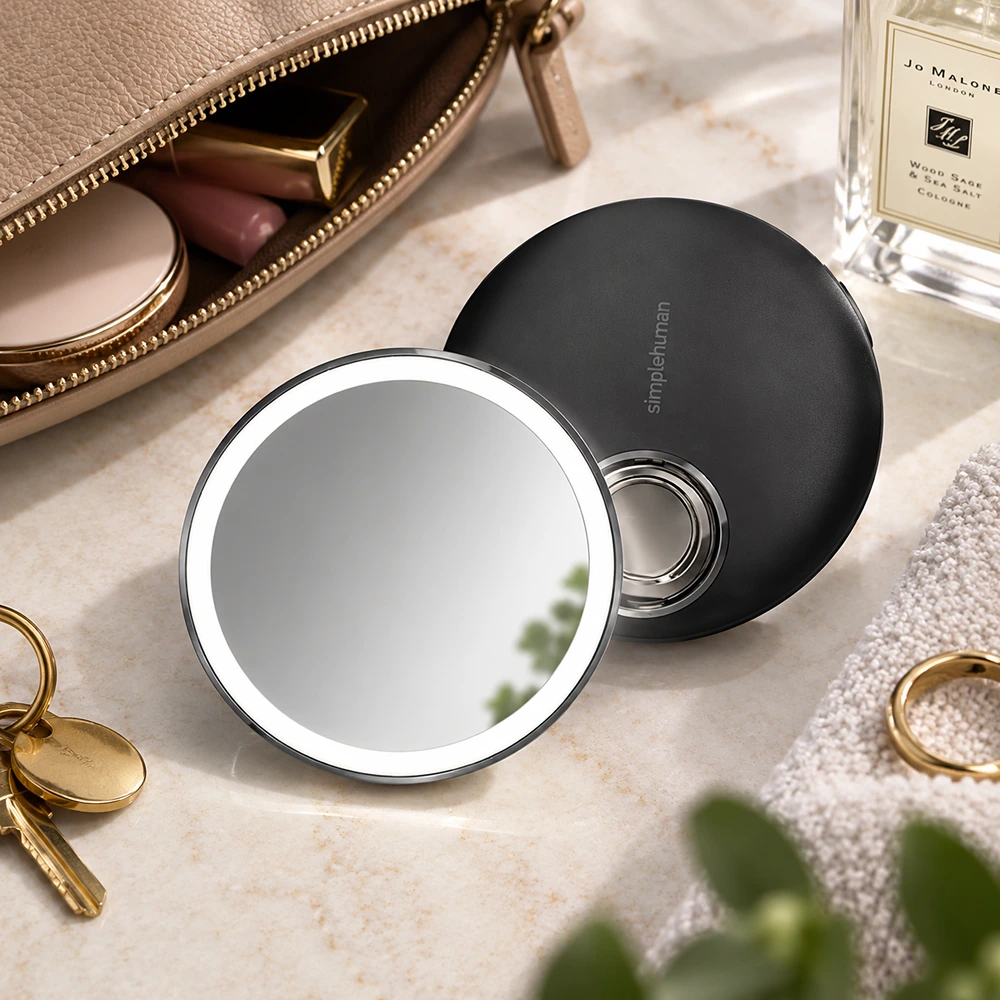 31004SIH0004_0 Compact Sensor Mirror Simplehuman Black ST3030 - Image 1