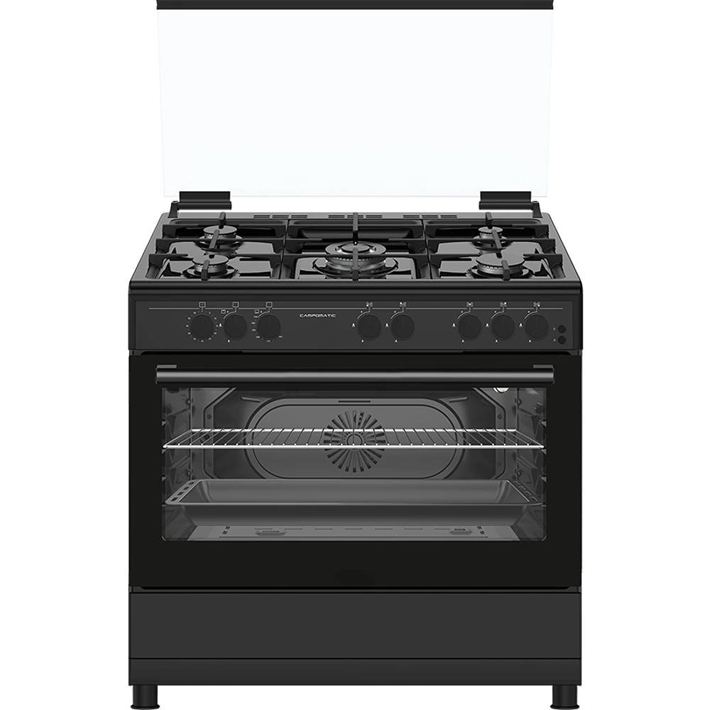 40409CAM0009_0 Cooker Campomatic C965TB Black Glass - Image 1