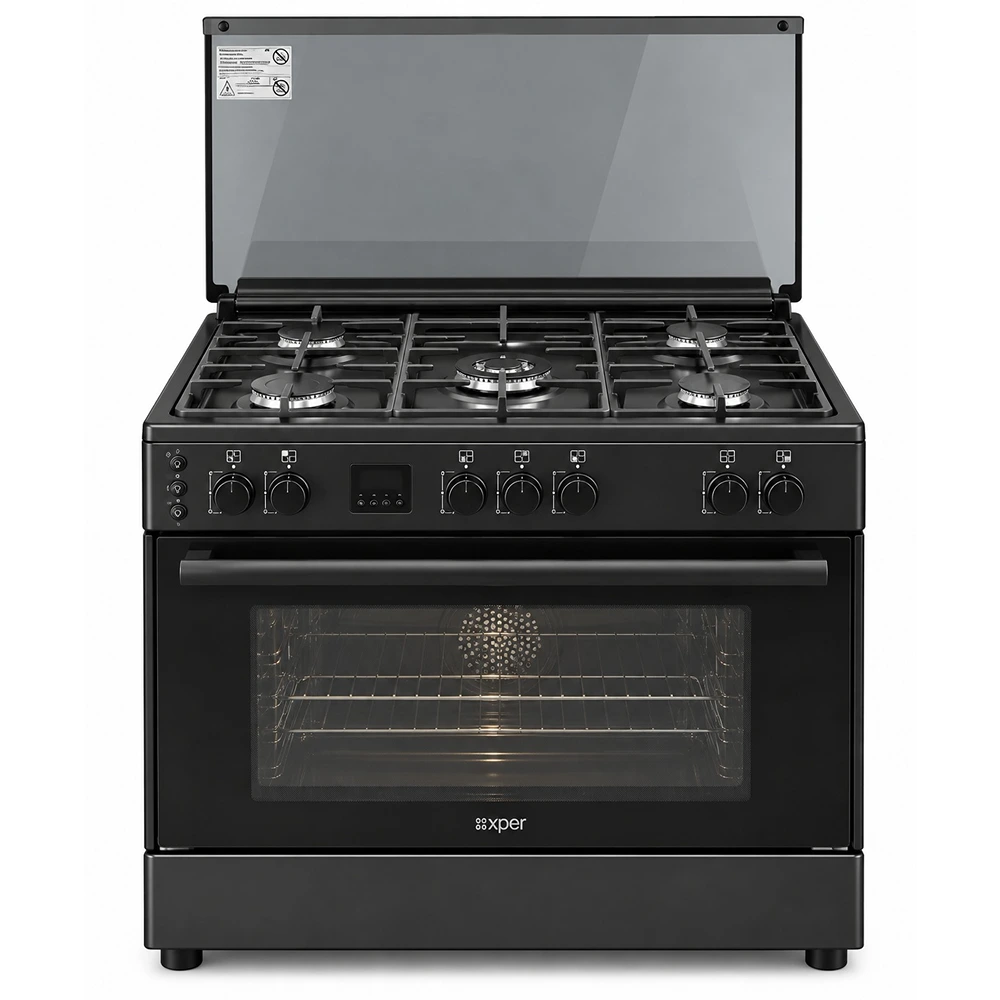 40409XPE0013_0 Cooker Xper XGO90CSB Black - Image 1