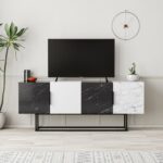 TV Table FF 23534 Black & White